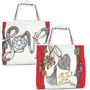 Glitter and Go Tote Bags