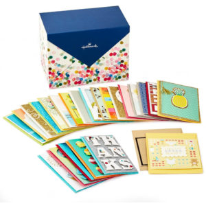 Stock up for special celebrations and life events—birthdays, weddings, baby showers and more—throughout the year with this set of handmade cards in a convenient organizer box.
