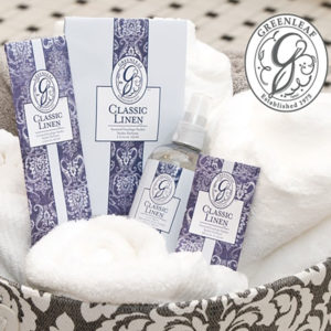 Greenleaf – Classic Linen - Fresh fragrance of air and clean water, wrapped with sweet floral and balsamic notes.