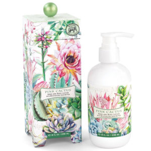 Michel Design Works - We have a variety of beautifully-scented hand and body lotions, and one of our favorites is our Pink Cactus Collection, new for 2019.
