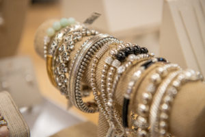a jewelry display for bracelets and wristlets
